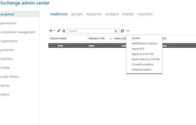 excahnge-server-mailbox-export